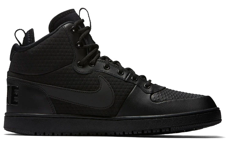 Nike Court Borough Mid Winter 'Triple Black' AA0547-002 2 Nike Court Borough Mid Winter 'Triple Black' AA0547-002 - Image 2