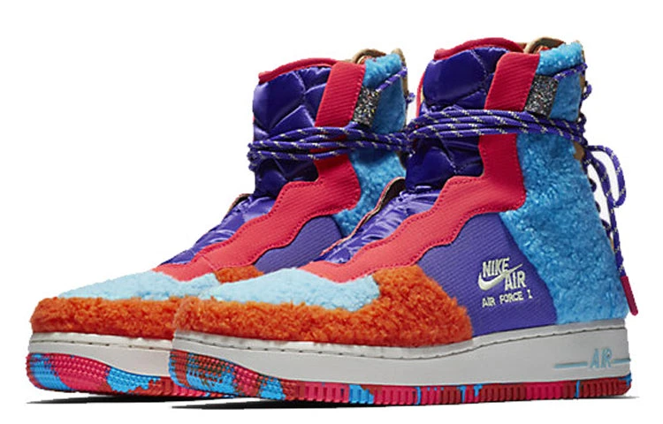 (WMNS) Nike Air Force 1 Rebel XX 'Colored Sherpa' CQ7518-571 2 (WMNS) Nike Air Force 1 Rebel XX 'Colored Sherpa' CQ7518-571 - Image 2