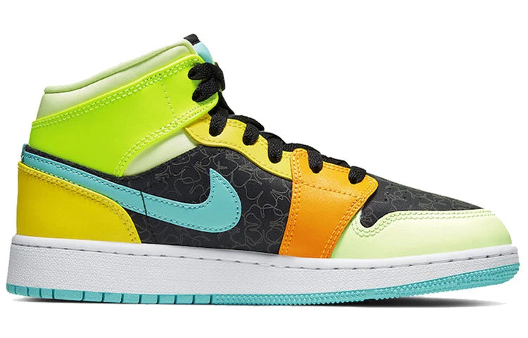 Nike (GS) Air Jordan 1 Mid SE 'Clover' BQ6931-037 2 Nike (GS) Air Jordan 1 Mid SE 'Clover' BQ6931-037 - Image 2