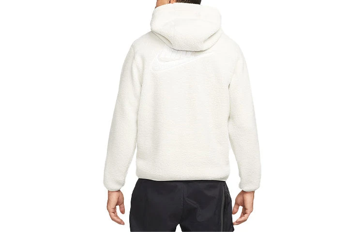 Men's Nike Sportswear Sport Essentials+ Casual Sports Breathable Fleece Pullover Beige DD5014-072 2 Men's Nike Sportswear Sport Essentials+ Casual Sports Breathable Fleece Pullover Beige DD5014-072 - Image 2