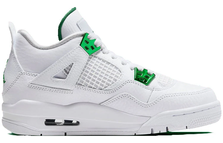 Nike (GS) Air Jordan 4 Retro 'Green Metallic' 408452-113 2 Nike (GS) Air Jordan 4 Retro 'Green Metallic' 408452-113 - Image 2
