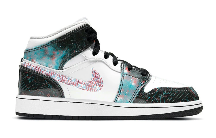 Nike (GS) Air Jordan 1 Mid SE 'Take Flight' BQ6931-114 2 Nike (GS) Air Jordan 1 Mid SE 'Take Flight' BQ6931-114 - Image 2