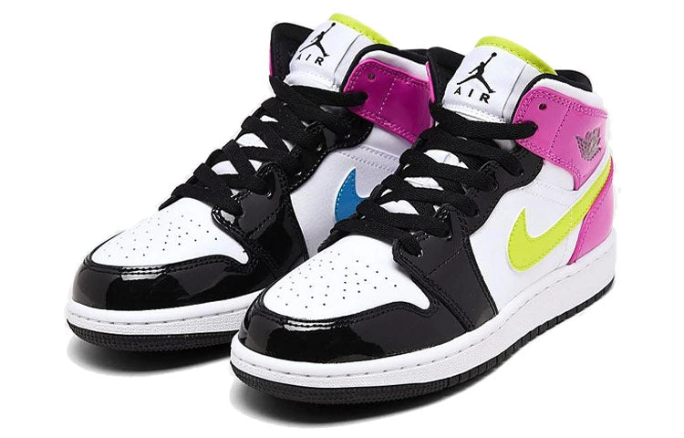 Nike (GS) Air Jordan 1 Mid SE 'Cyber Active Fuchsia' CZ9835-100 2 Nike (GS) Air Jordan 1 Mid SE 'Cyber Active Fuchsia' CZ9835-100 - Image 2