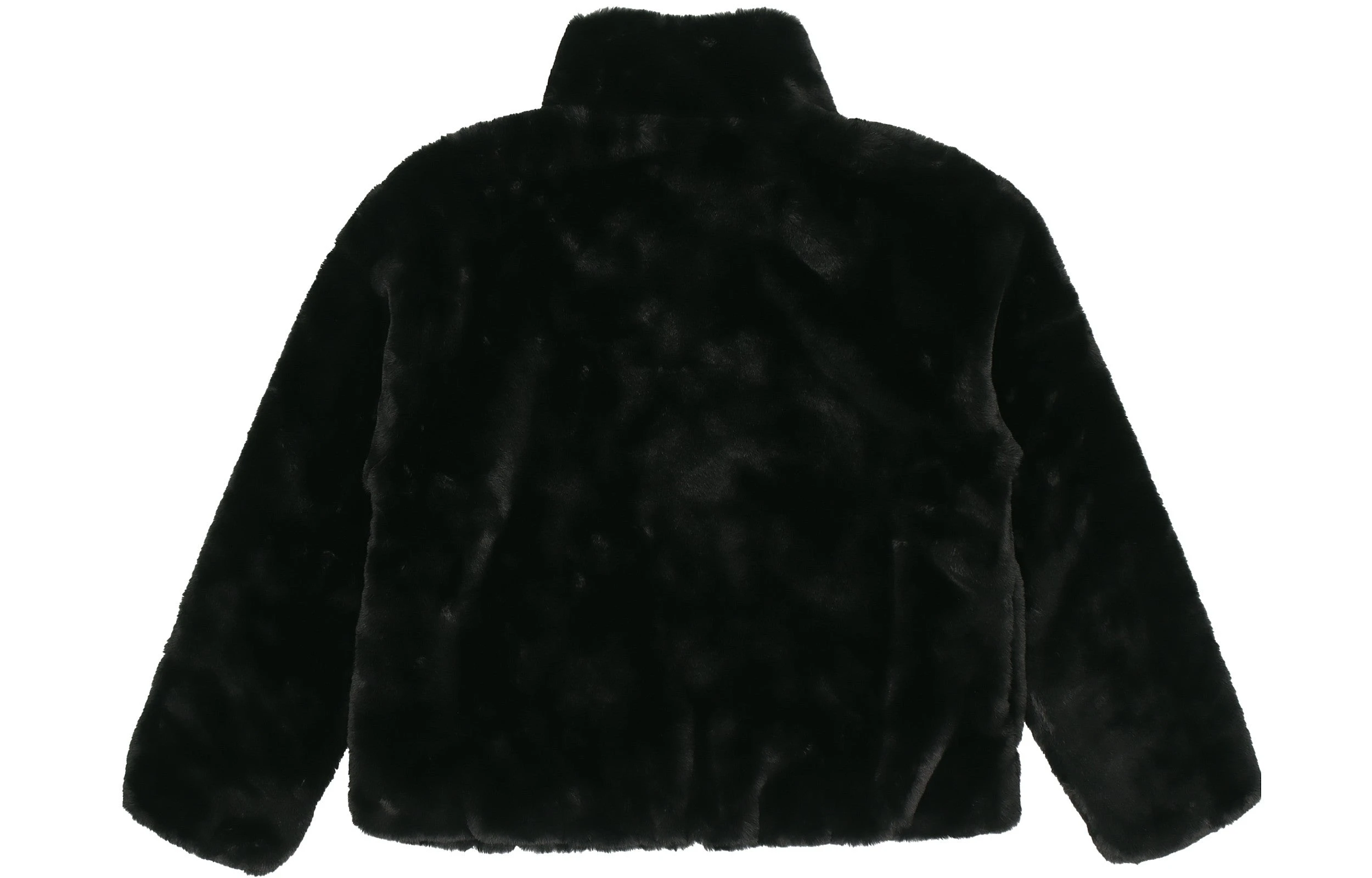 (WMNS) Nike Sportswear Swoosh Large Logo Stay Warm Lamb's Wool Stand Collar Jacket Autumn Asia Edition Black CU6559-010 2 (WMNS) Nike Sportswear Swoosh Large Logo Stay Warm Lamb's Wool Stand Collar Jacket Autumn Asia Edition Black CU6559-010 - Image 2