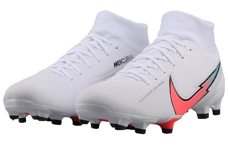 Nike Mercurial Superfly 7 Academy MG 'White Crimson Jade' AT7946-163 3 Nike Mercurial Superfly 7 Academy MG 'White Crimson Jade' AT7946-163 - Image 3