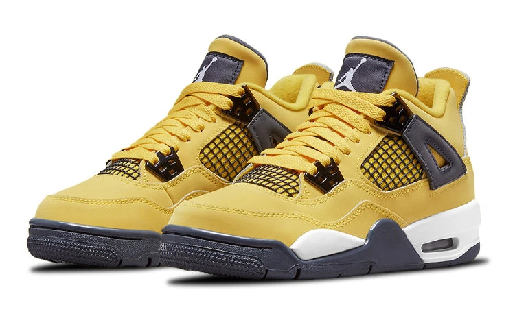 Nike (GS) Air Jordan 4 Retro 'Lightning' 2021 408452-700 3 Nike (GS) Air Jordan 4 Retro 'Lightning' 2021 408452-700 - Image 3