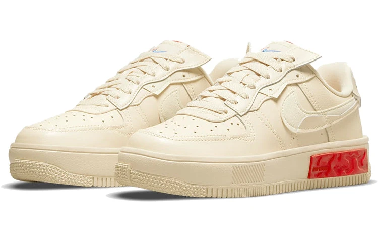 (WMNS) Nike Air Force 1 Fontanka 'Pearl White University Red' DA7024-200 3 (WMNS) Nike Air Force 1 Fontanka 'Pearl White University Red' DA7024-200 - Image 3