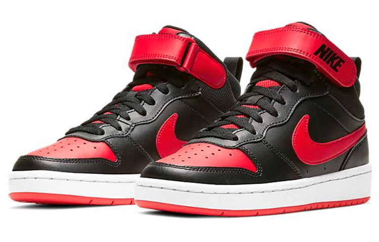 (GS) Nike Court Borough Mid 2 'Bred' CD7782-003 3 (GS) Nike Court Borough Mid 2 'Bred' CD7782-003 - Image 3
