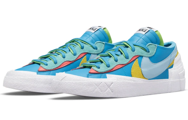 Nike KAWS X Sacai X Blazer Low 'Neptune Blue' DM7901-400 3 Nike KAWS X Sacai X Blazer Low 'Neptune Blue' DM7901-400 - Image 3