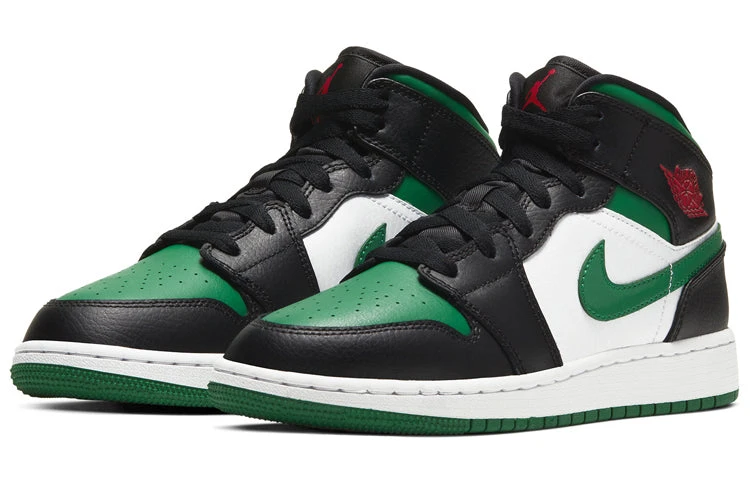 Nike (GS) Air Jordan 1 Mid 'Black Pine Green' 554725-067 3 Nike (GS) Air Jordan 1 Mid 'Black Pine Green' 554725-067 - Image 3
