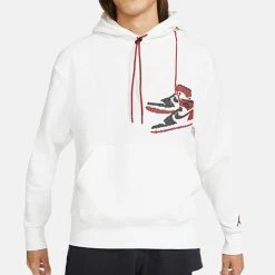 Nike Air Jordan Jumpman Holiday Sports Hooded Pullover For Men White CT3458-100 -Nike Shop 3 1f542cac a036 4771 a7c8 60c4a2ce01bf