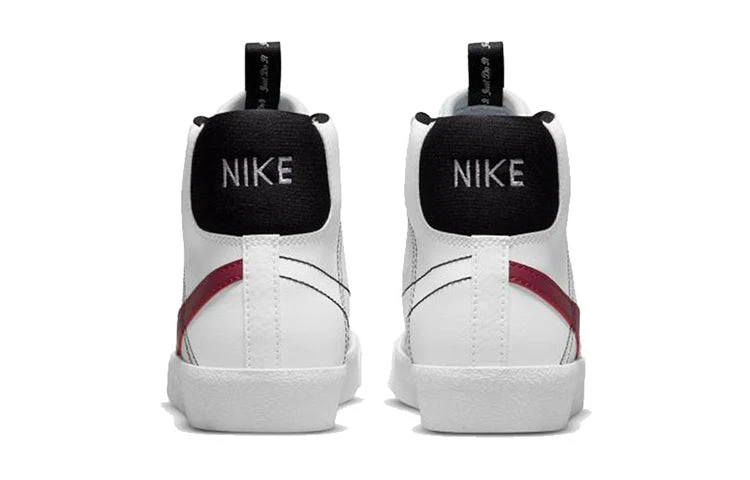 (GS) Nike Blazer Mid '77 SE 'White Rush Maroon' DH8640-101 4 (GS) Nike Blazer Mid '77 SE 'White Rush Maroon' DH8640-101 - Image 4