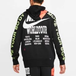 Nike Around The World Graffiti Printing Autumn Unisex Black DA0932-010 -Nike Shop 3 40dc9264 5c41 4f04 8397 77fde63a3588