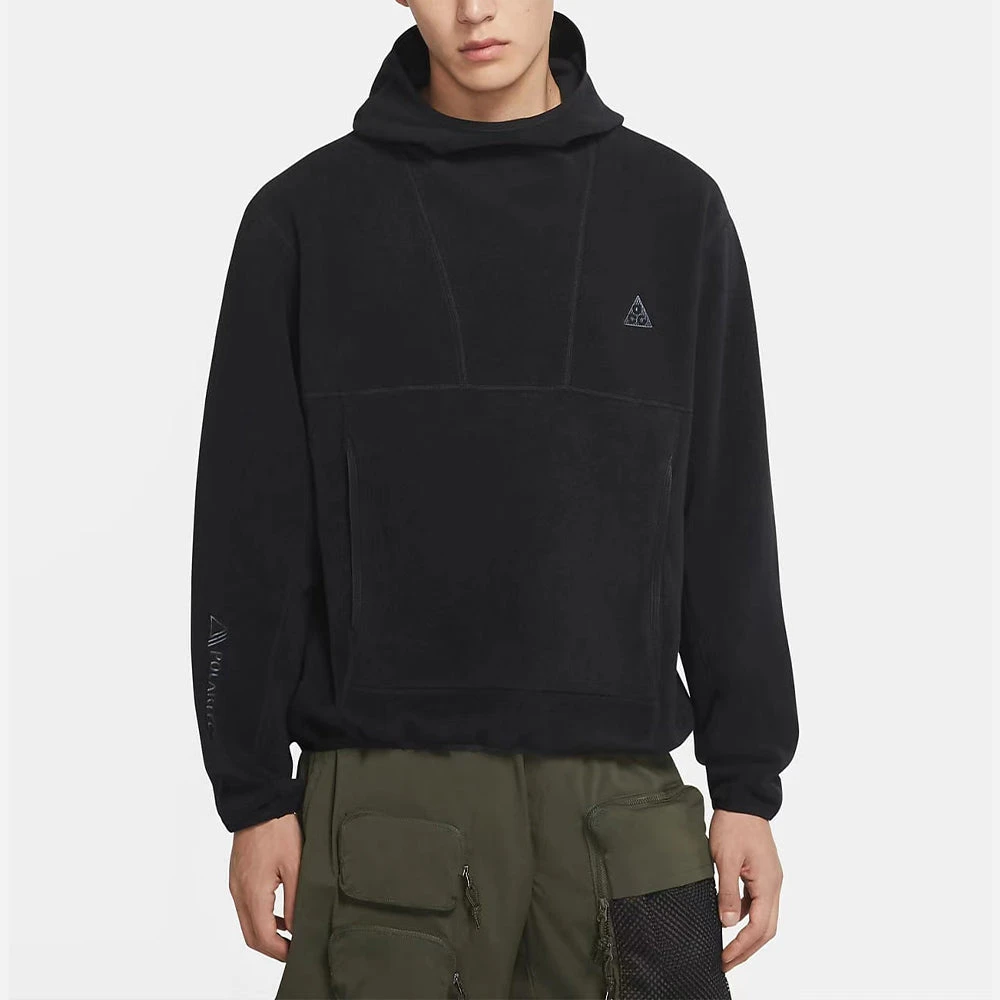 Nike ACG Polartec® Wolf Tree Parker Casual Sports Pullover Black CV0643-010 4 Nike ACG Polartec® Wolf Tree Parker Casual Sports Pullover Black CV0643-010 - Image 4