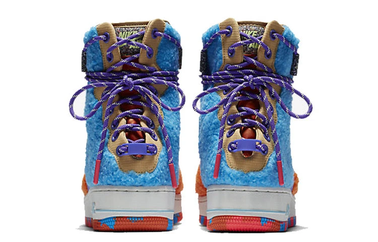 (WMNS) Nike Air Force 1 Rebel XX 'Colored Sherpa' CQ7518-571 4 (WMNS) Nike Air Force 1 Rebel XX 'Colored Sherpa' CQ7518-571 - Image 4