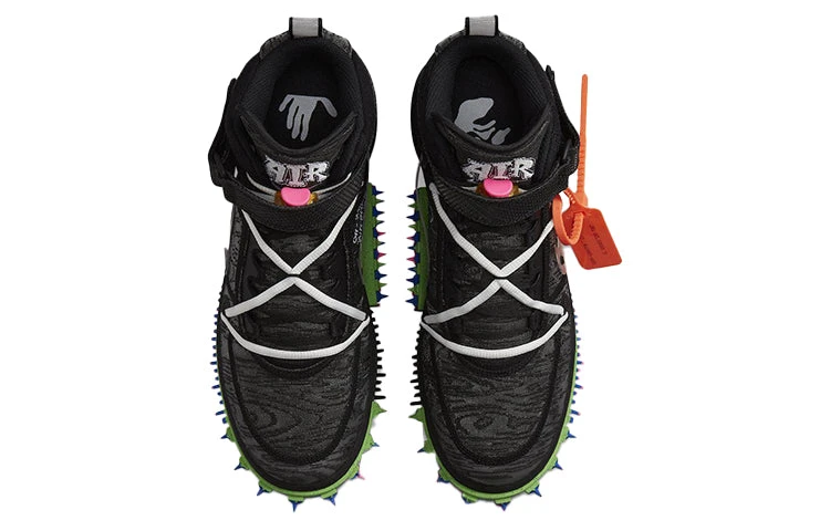 Nike Off-White X Air Force 1 Mid 'Black' DO6290-001 4 Nike Off-White X Air Force 1 Mid 'Black' DO6290-001 - Image 4