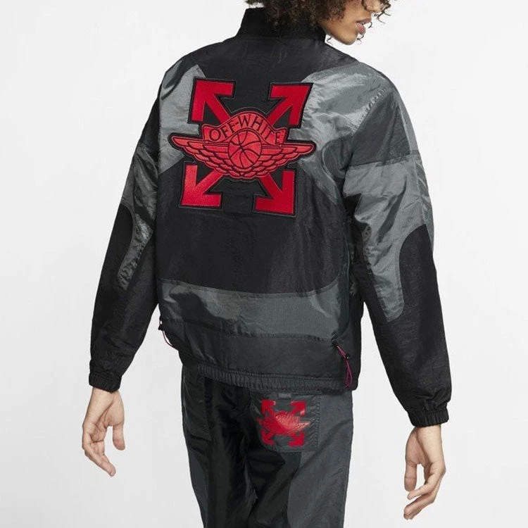 Nike Air Jordan X OFF-WHITE As J Nrg Uc Woven Jacket Cv0551-010 CV0551-010 4 Nike Air Jordan X OFF-WHITE As J Nrg Uc Woven Jacket Cv0551-010 CV0551-010 - Image 4