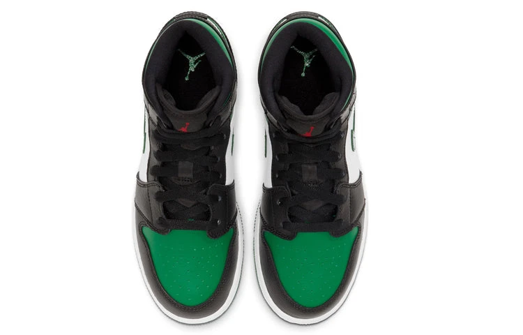 Nike (GS) Air Jordan 1 Mid 'Black Pine Green' 554725-067 4 Nike (GS) Air Jordan 1 Mid 'Black Pine Green' 554725-067 - Image 4