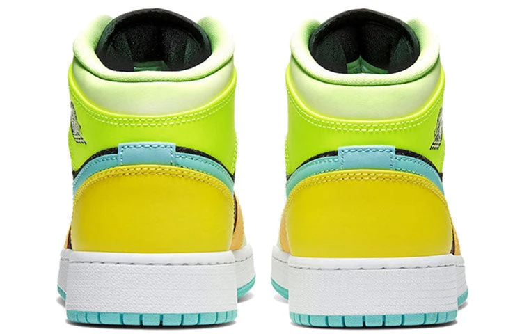 Nike (GS) Air Jordan 1 Mid SE 'Clover' BQ6931-037 4 Nike (GS) Air Jordan 1 Mid SE 'Clover' BQ6931-037 - Image 4