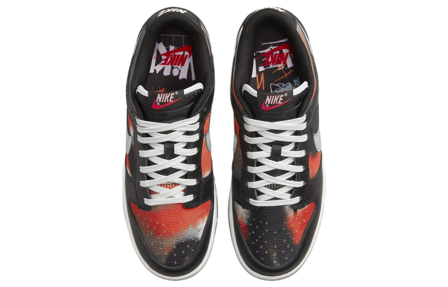 Nike Dunk Low 'Graffiti Pack - Black Red' DM0108-001 4 Nike Dunk Low 'Graffiti Pack - Black Red' DM0108-001 - Image 4