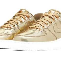 (WMNS) Nike Air Force 1 SP 'Liquid Metal - Gold' CQ6566-700 -Nike Shop 3 f350baec 72b1 4899 aaf3 dd1af338d6f1