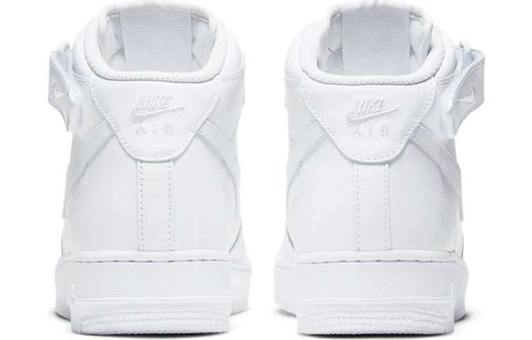 (WMNS) Nike Air Force 1 '07 Mid 'Triple ' DD9625-100 4 (WMNS) Nike Air Force 1 '07 Mid 'Triple ' DD9625-100 - Image 4