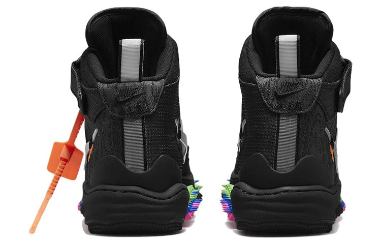 Nike Off-White X Air Force 1 Mid 'Black' DO6290-001 5 Nike Off-White X Air Force 1 Mid 'Black' DO6290-001 - Image 5