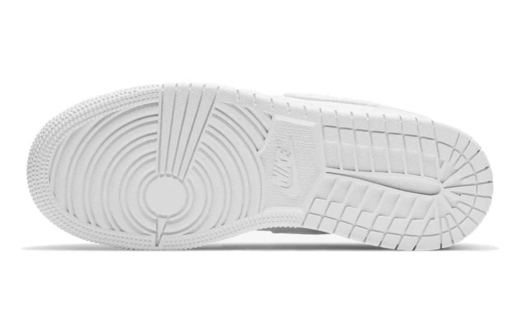 Nike (GS) Air Jordan 1 Low 'Triple White' 553560-130 5 Nike (GS) Air Jordan 1 Low 'Triple White' 553560-130 - Image 5