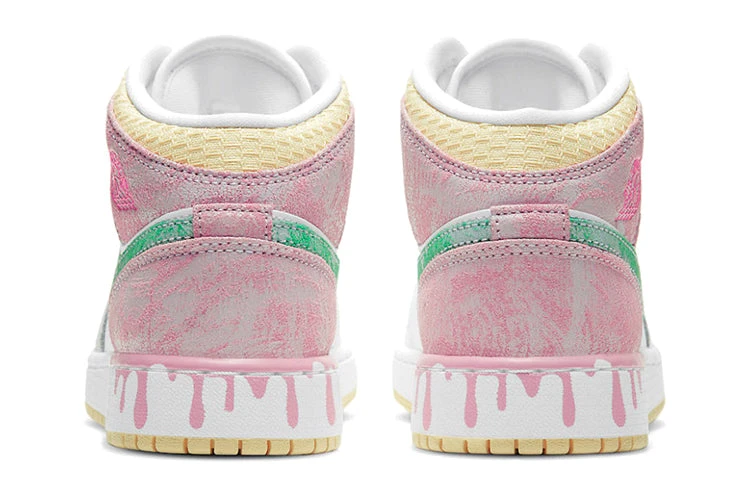 Nike (GS) Air Jordan 1 Mid SE 'Ice Cream' DD1666-100 5 Nike (GS) Air Jordan 1 Mid SE 'Ice Cream' DD1666-100 - Image 5