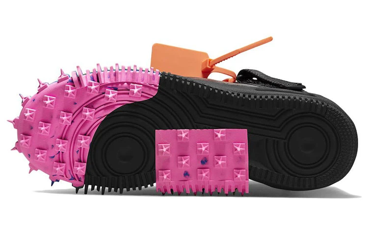 Nike Off-White X Air Force 1 Mid 'Black' DO6290-001 6 Nike Off-White X Air Force 1 Mid 'Black' DO6290-001 - Image 6