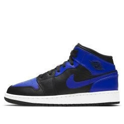 Nike (GS) Air Jordan 1 Mid 'Hyper Royal' 554725-077