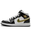 Nike (GS) Air Jordan 1 Mid SE 'Black Gold' BQ6931-007