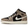 Nike (GS) Air Jordan 1 Mid SE 'Leopard' BQ6931-021