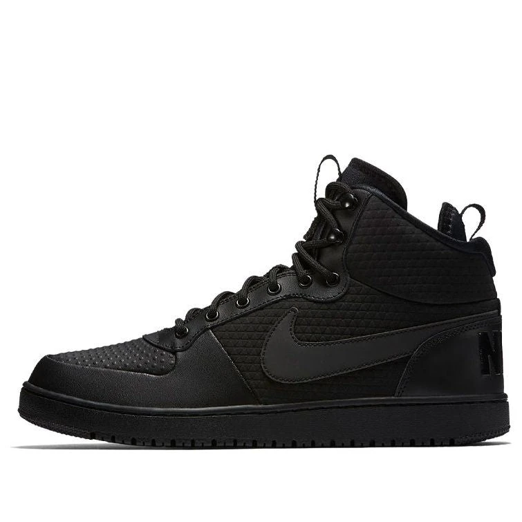 Nike Court Borough Mid Winter 'Triple Black' AA0547-002 1 Nike Court Borough Mid Winter 'Triple Black' AA0547-002
