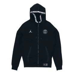 Nike Air Jordan Cat Paris Saint-Germain Full-length Zipper Cardigan Fleece BQ8347-010