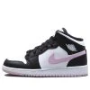 Nike (GS) Air Jordan 1 Mid 'White Light Arctic Pink' 555112-103
