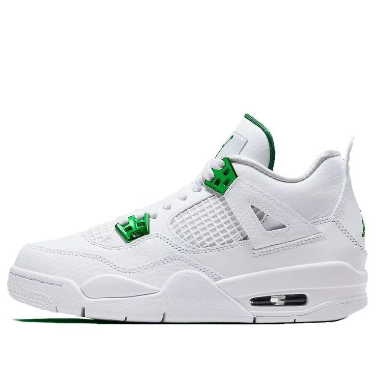 Nike (GS) Air Jordan 4 Retro 'Green Metallic' 408452-113 1 Nike (GS) Air Jordan 4 Retro 'Green Metallic' 408452-113