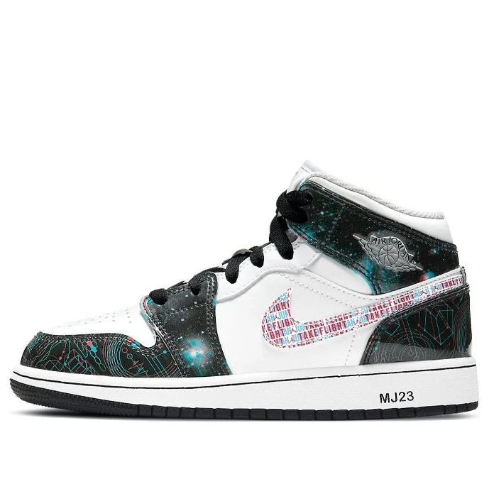 Nike (GS) Air Jordan 1 Mid SE 'Take Flight' BQ6931-114 1 Nike (GS) Air Jordan 1 Mid SE 'Take Flight' BQ6931-114