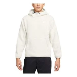 Men's Nike Sportswear Sport Essentials+ Casual Sports Breathable Fleece Pullover Beige DD5014-072