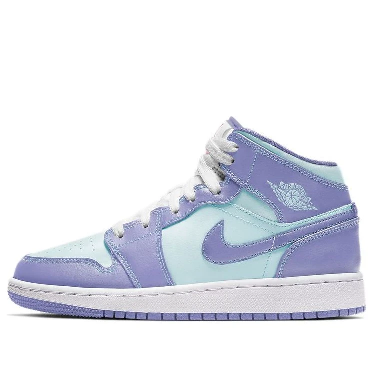 Nike (GS) Air Jordan 1 Mid 'Purple Pulse' 554725-500 1 Nike (GS) Air Jordan 1 Mid 'Purple Pulse' 554725-500