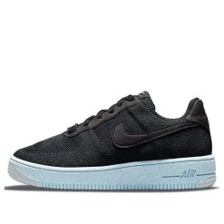Nike Air Force 1 Crater Flyknit 'Black Chambray Blue' DC4831-001