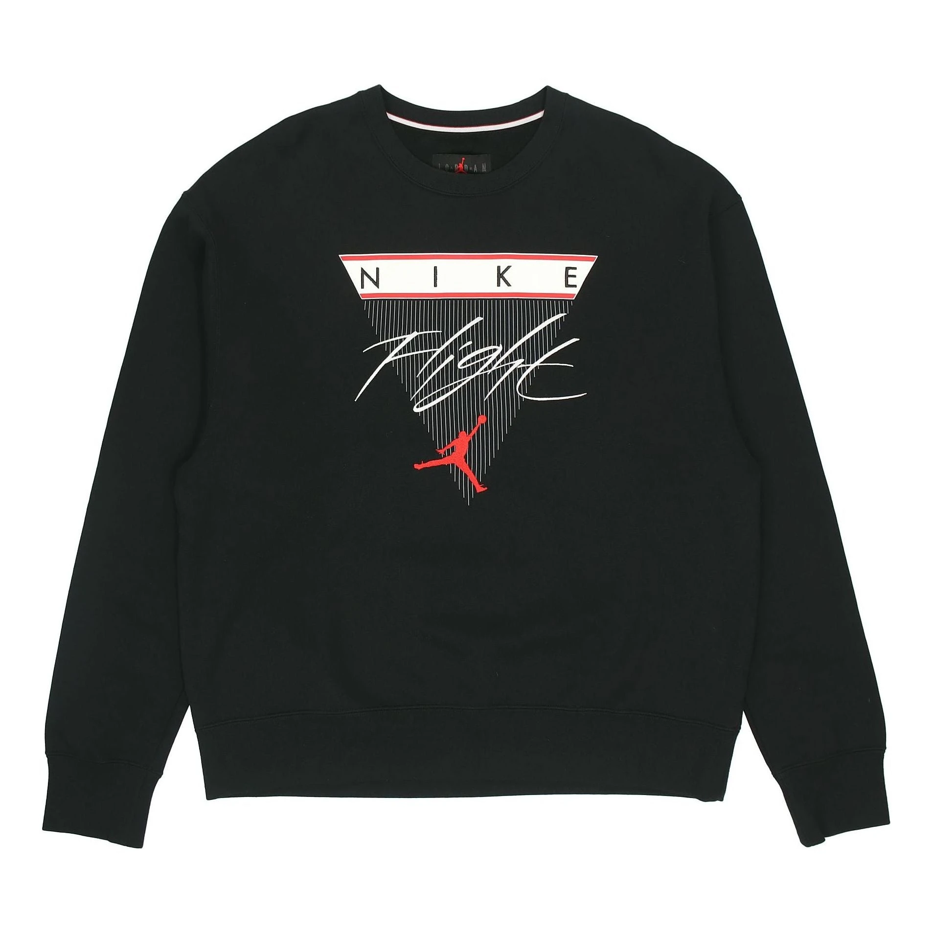 Nike Air Jordan Flight MENS Print Crew-neck Sports Black CZ8265-010 1 Nike Air Jordan Flight MENS Print Crew-neck Sports Black CZ8265-010