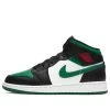 Nike (GS) Air Jordan 1 Mid 'Black Pine Green' 554725-067