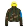 (WMNS) Nike X OFF-WHITE Crossover Printing Hooded Drawstring Green Camouflage Jacket CK5623-385